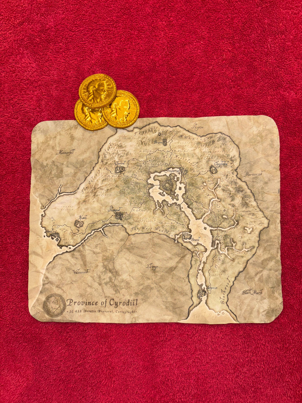 Map of Cyrodiil Poster