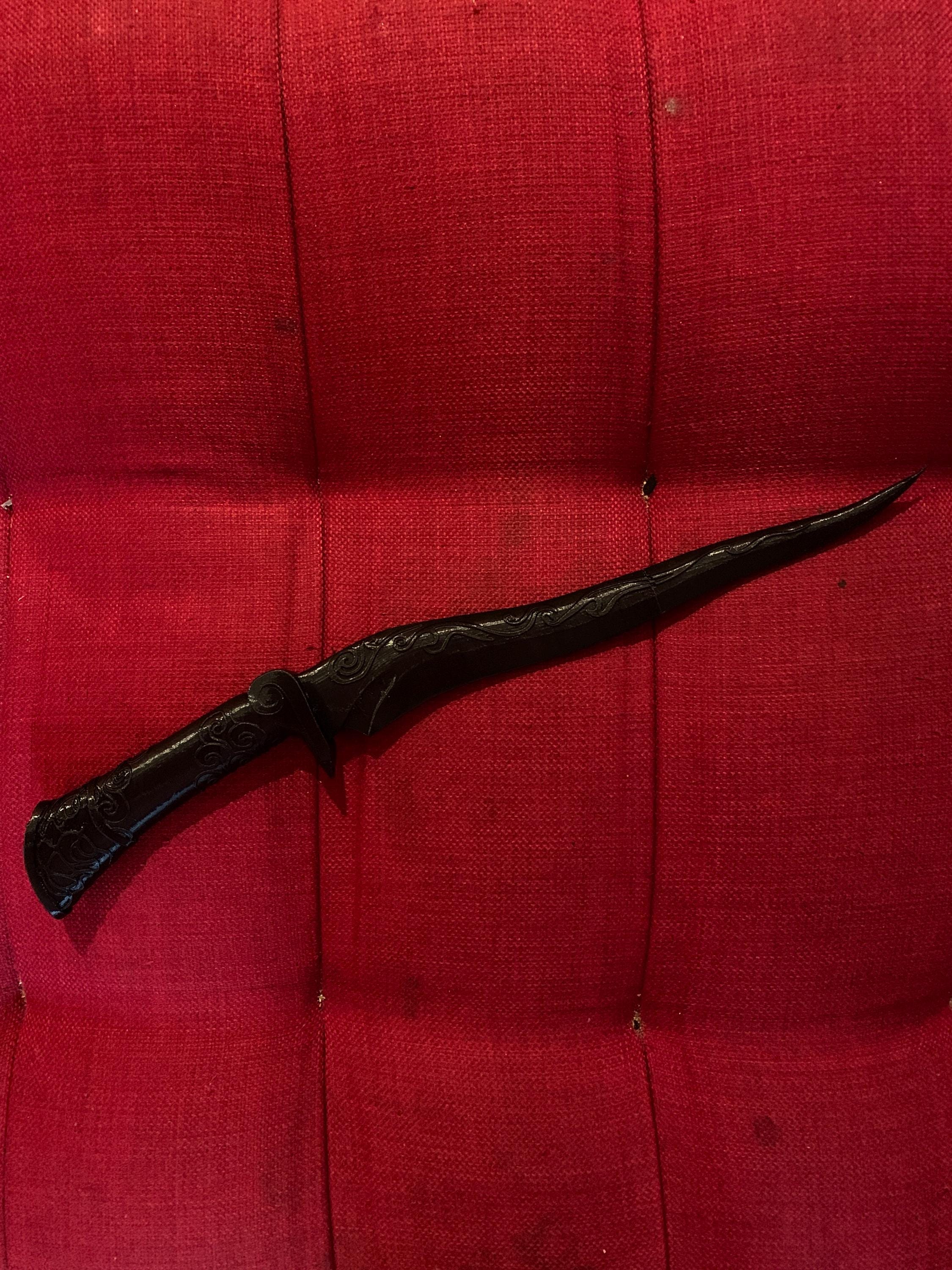 Skyrim 3D Printed Ebony Dagger Prop