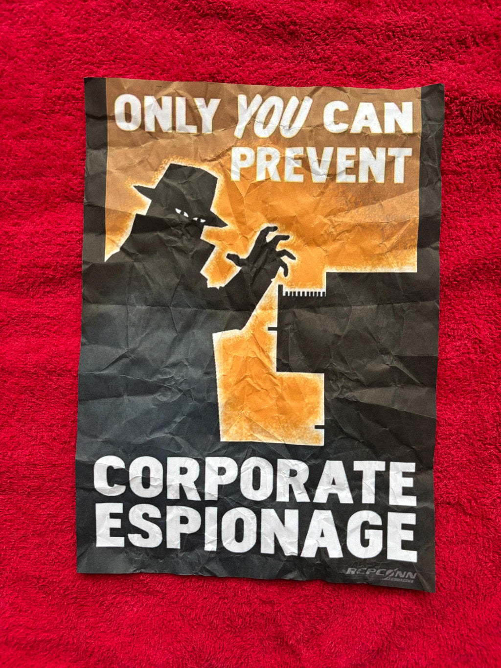 Fallout Only You Can Prevent Corporate Espionage Poster