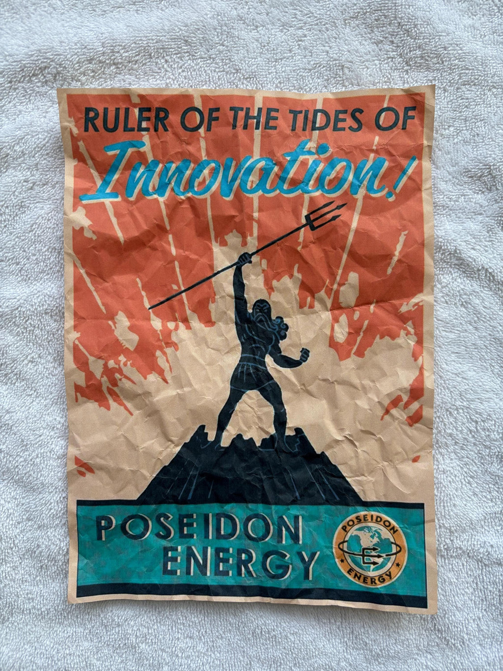 Fallout Poseidon Energy Advertisement Poster