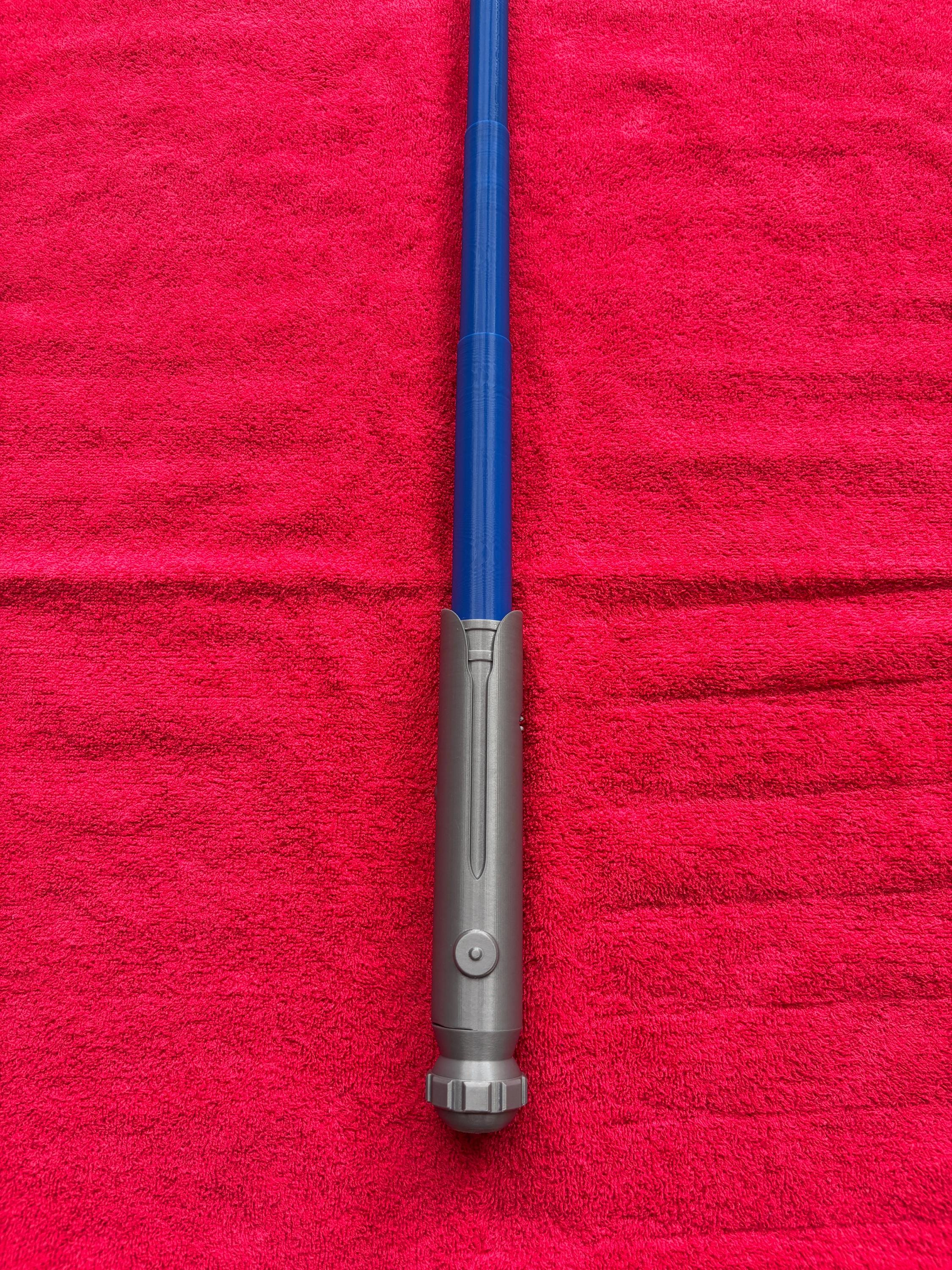 3D Printed Ahsoka Offhand Lightsaber Prop With Collapsible Blade