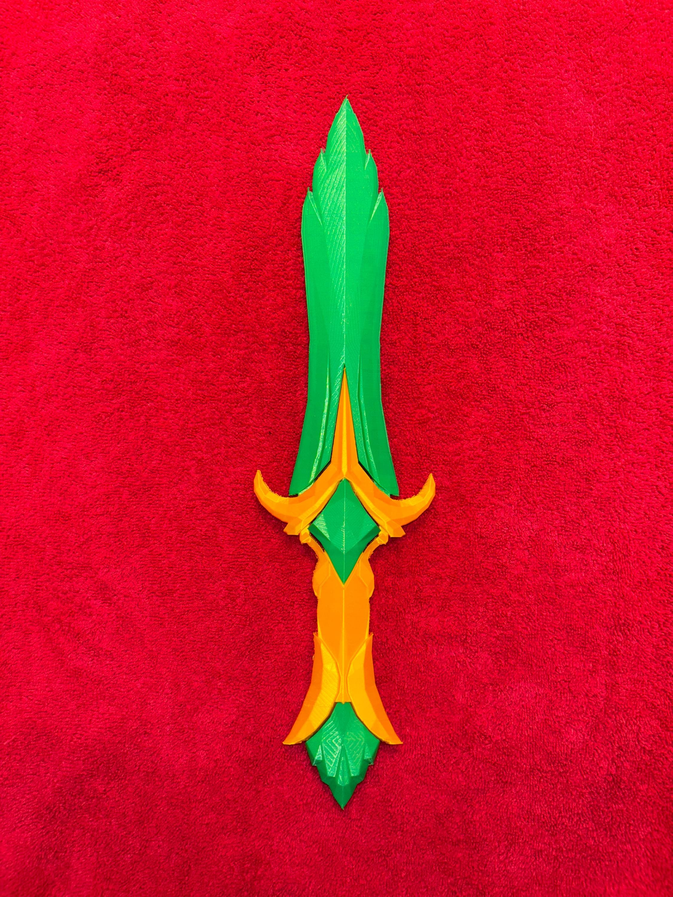 Skyrim 3D Printed Glass Dagger Prop