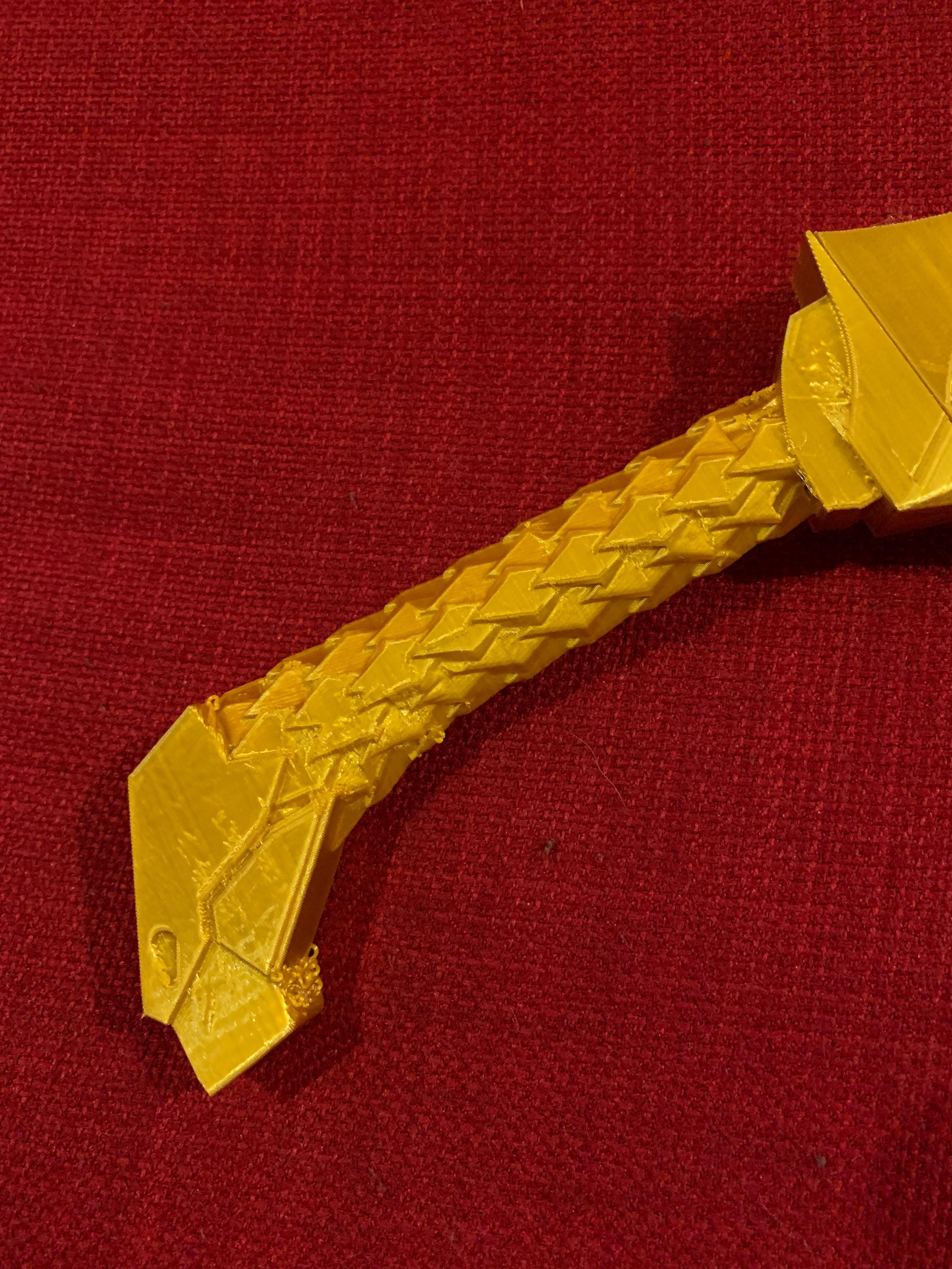 3D Printed Skyrim Elven Dagger Prop