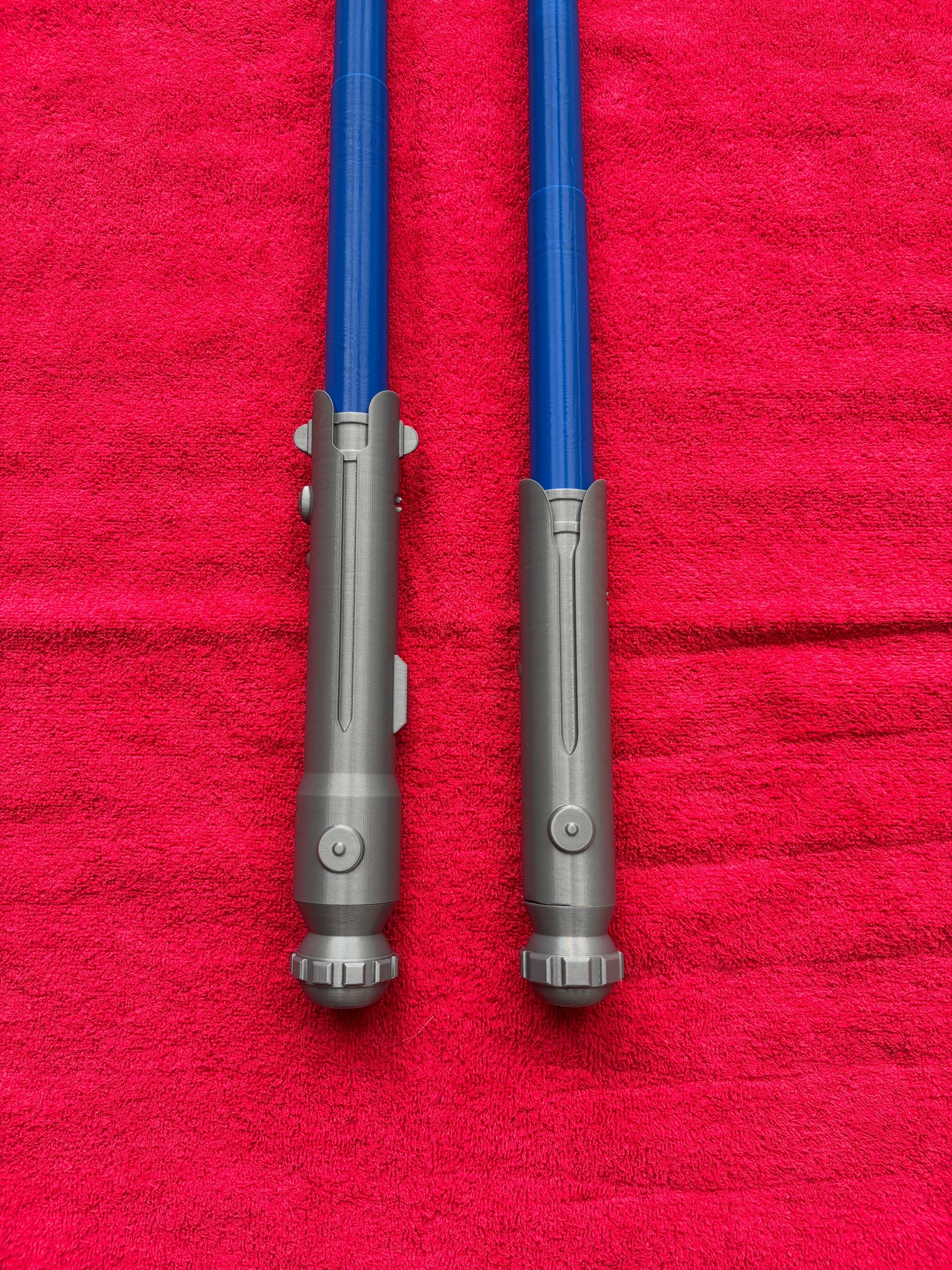 3D Printed Ahsoka's Lightsabers Prop With Extendable Blades