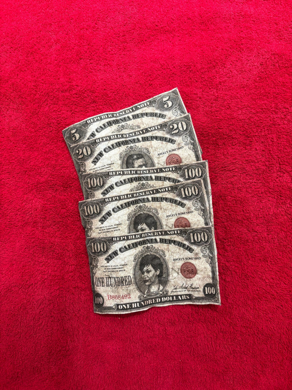 Fallout NCR Dollar Bills