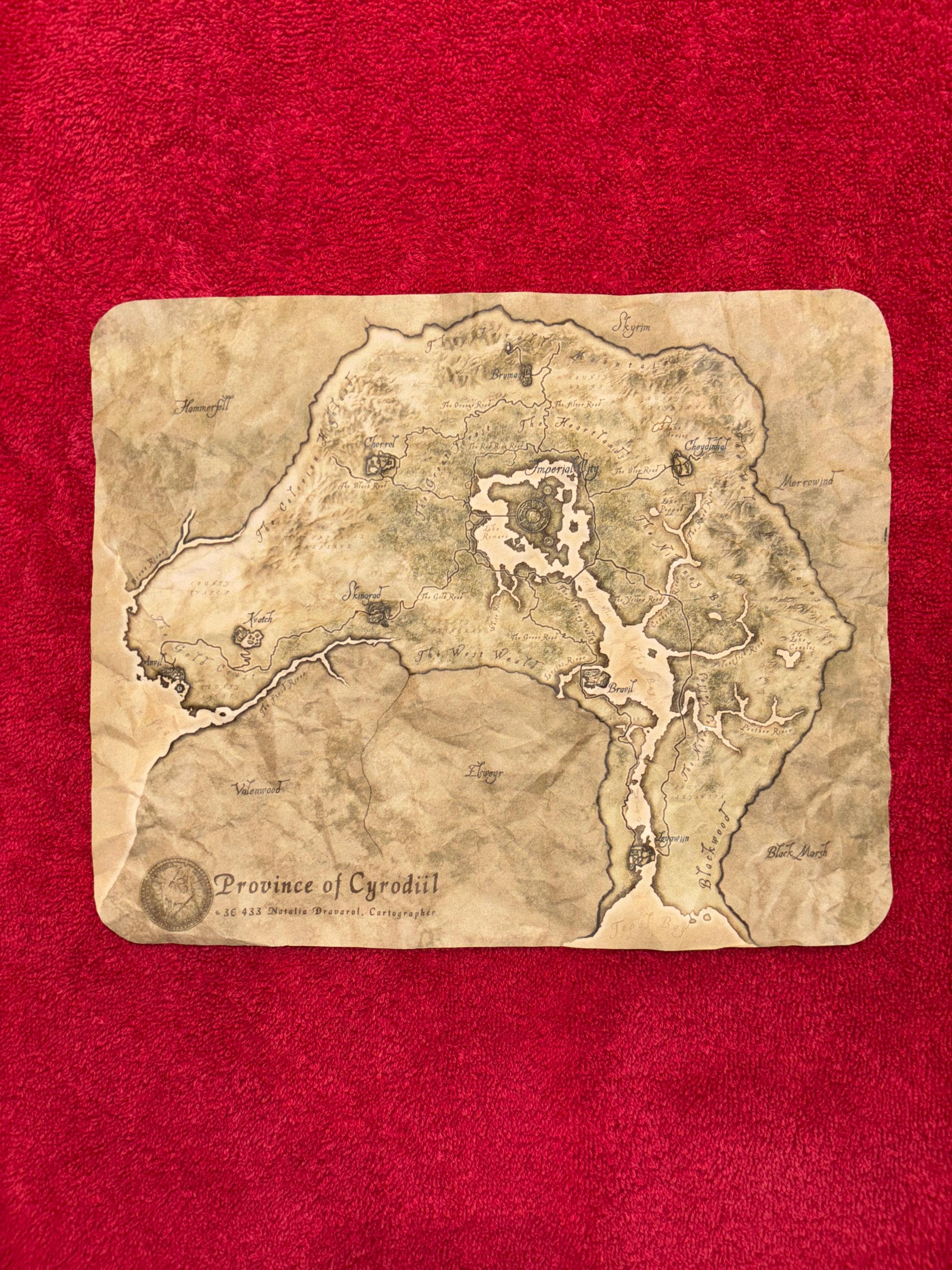 Map of Cyrodiil Poster